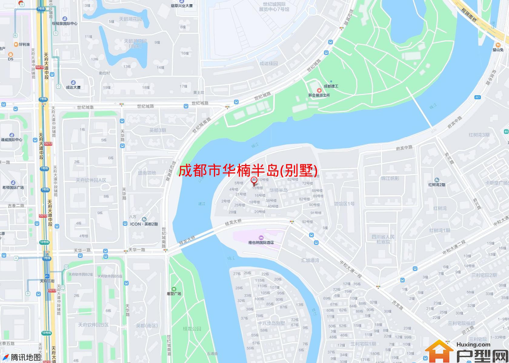 华楠半岛(别墅)小区 - 户型网