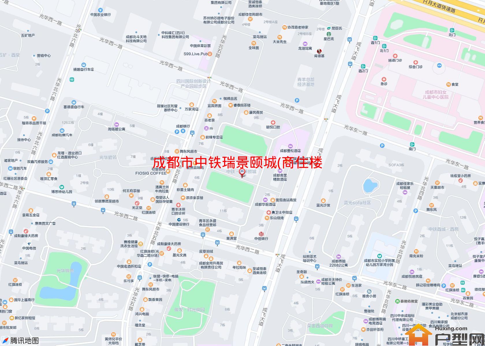 中铁瑞景颐城(商住楼)小区 - 户型网