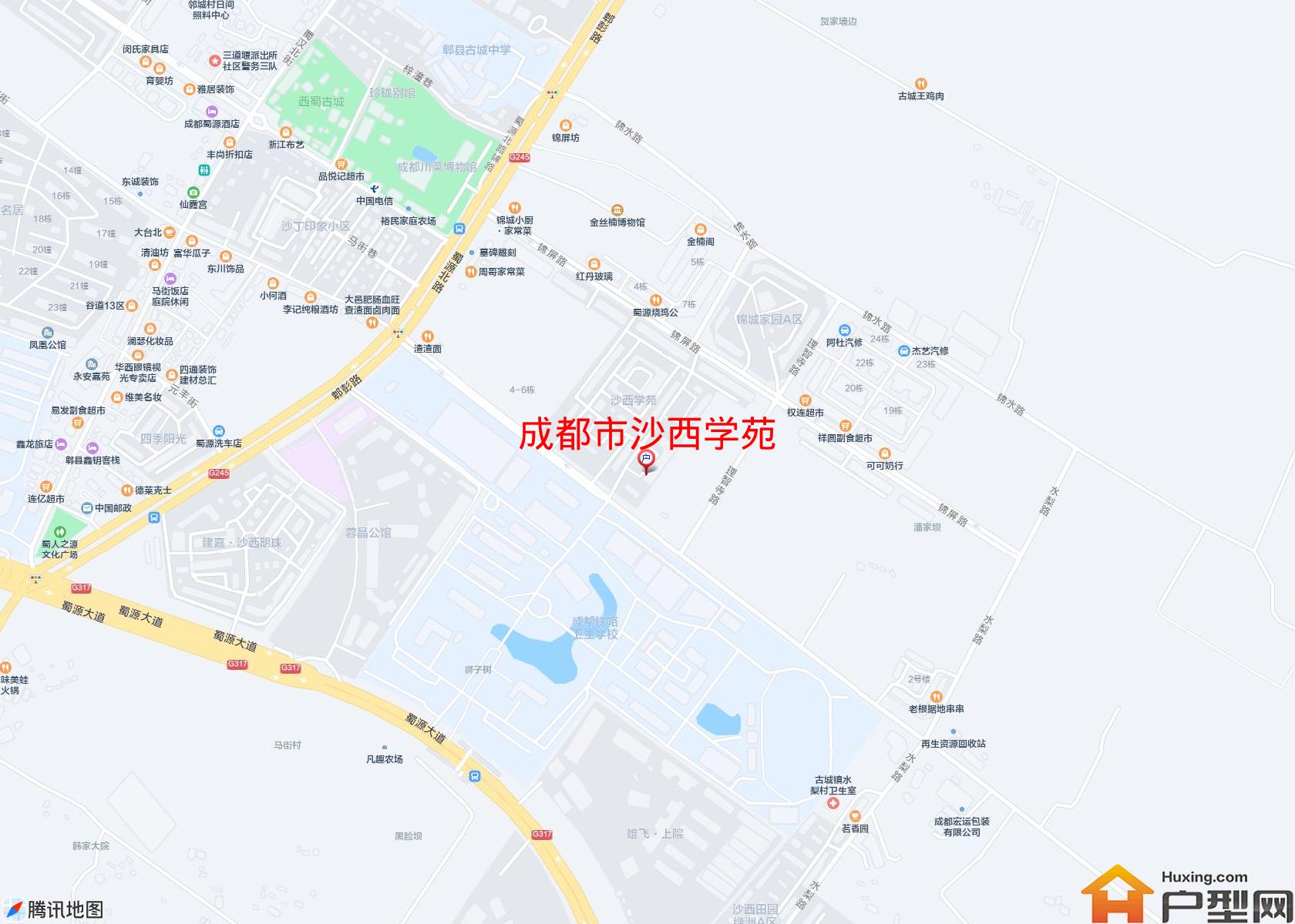 沙西学苑小区 - 户型网