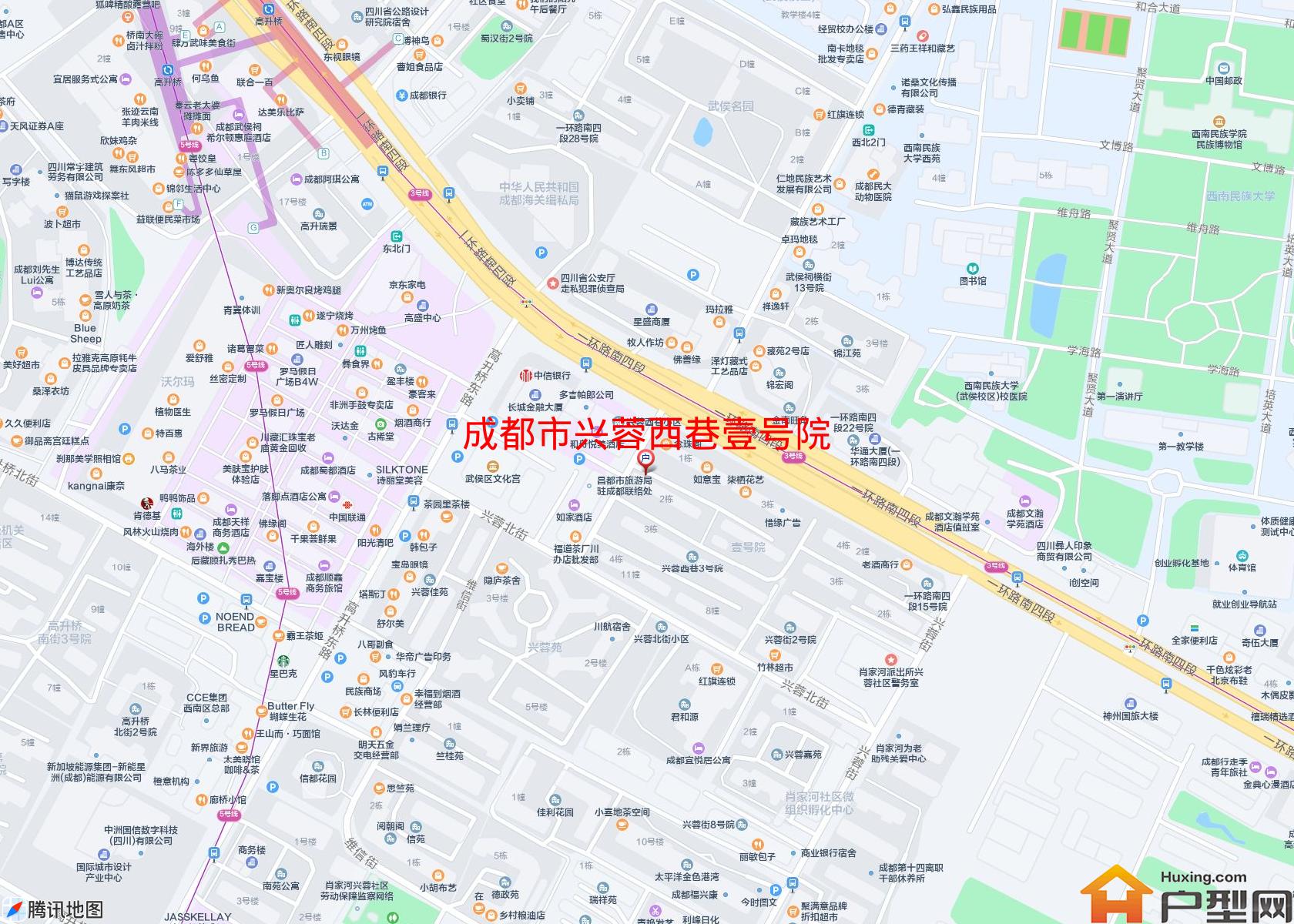 兴蓉西巷壹号院小区 - 户型网