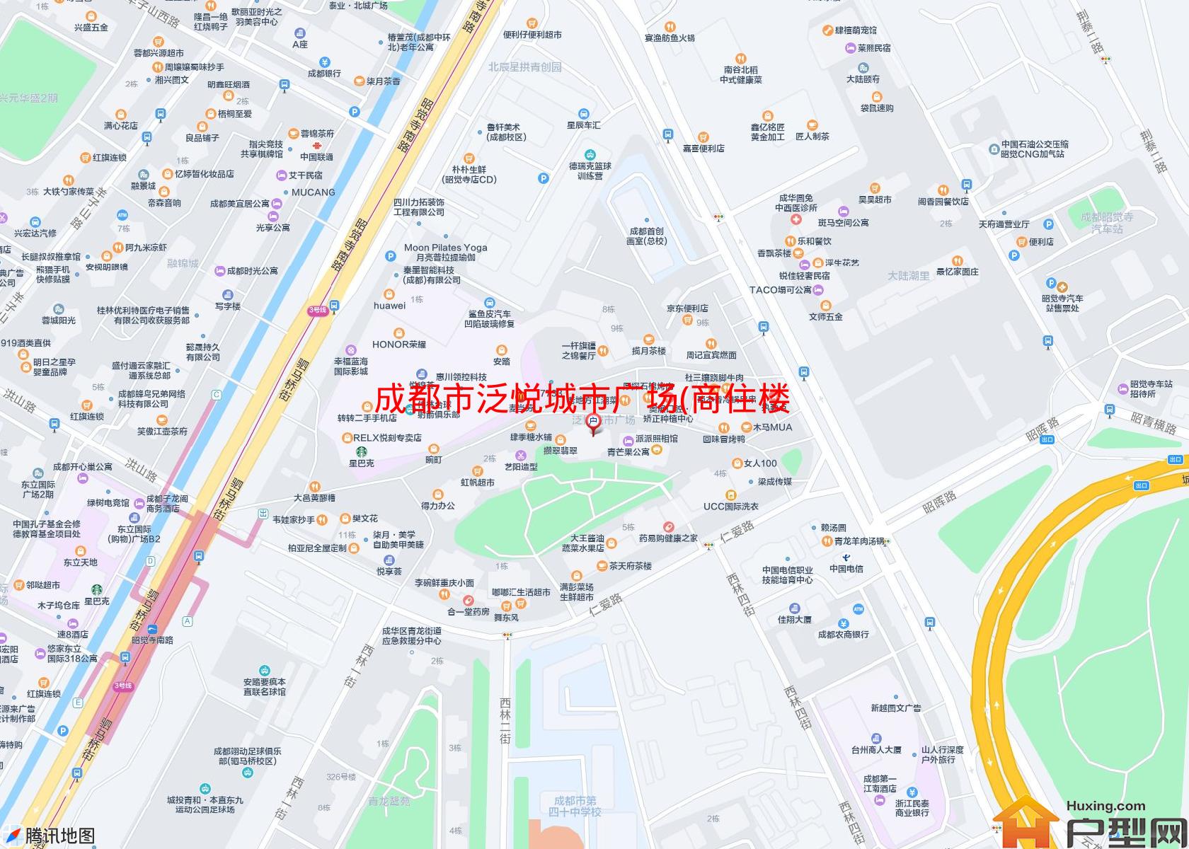 泛悦城市广场(商住楼)小区 - 户型网