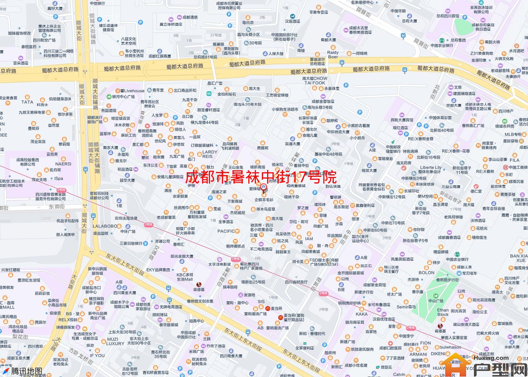 暑袜中街17号院小区 - 户型网