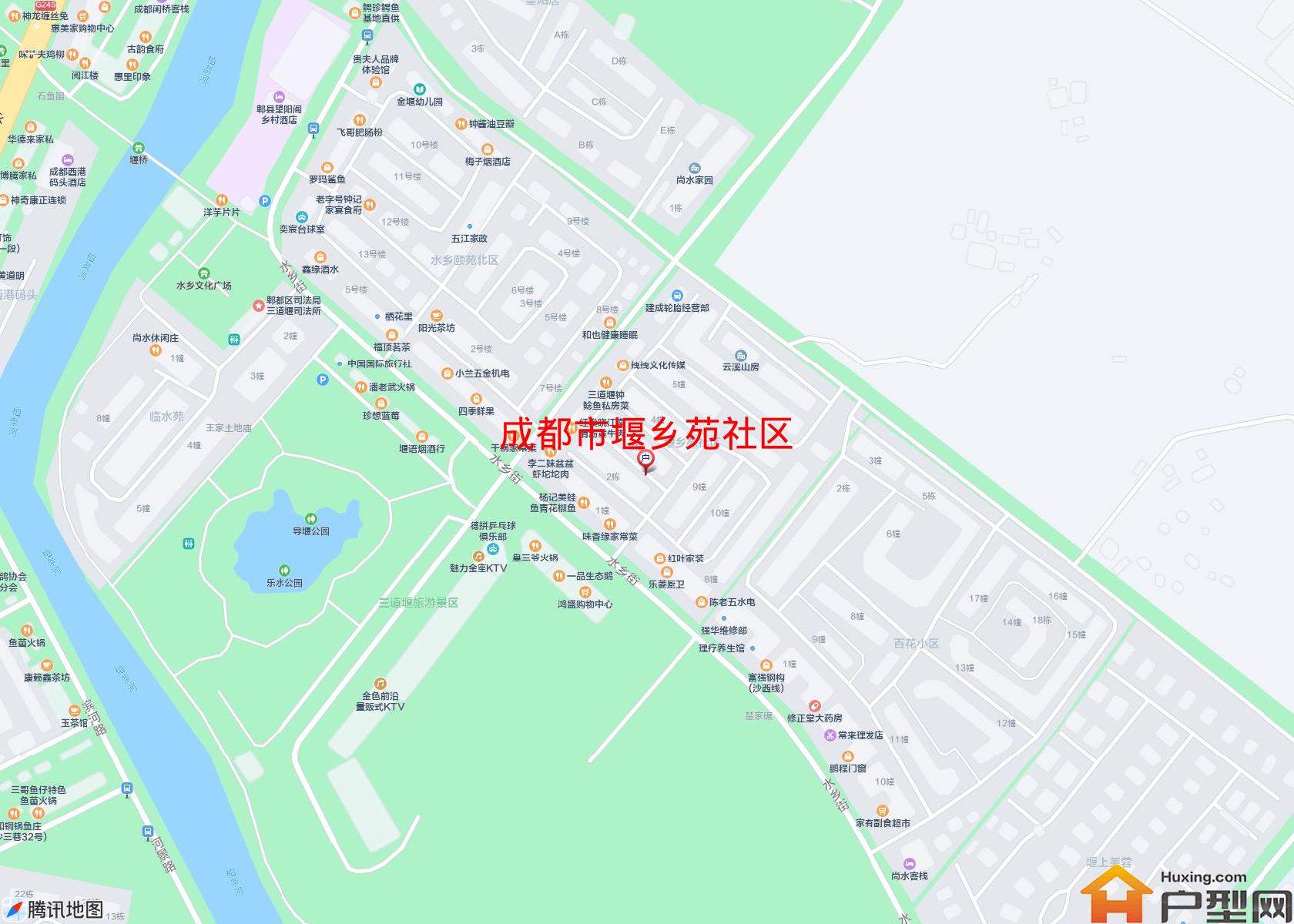 堰乡苑社区小区 - 户型网