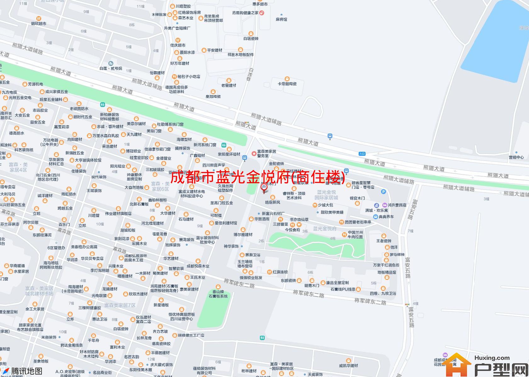 蓝光金悦府(商住楼)小区 - 户型网