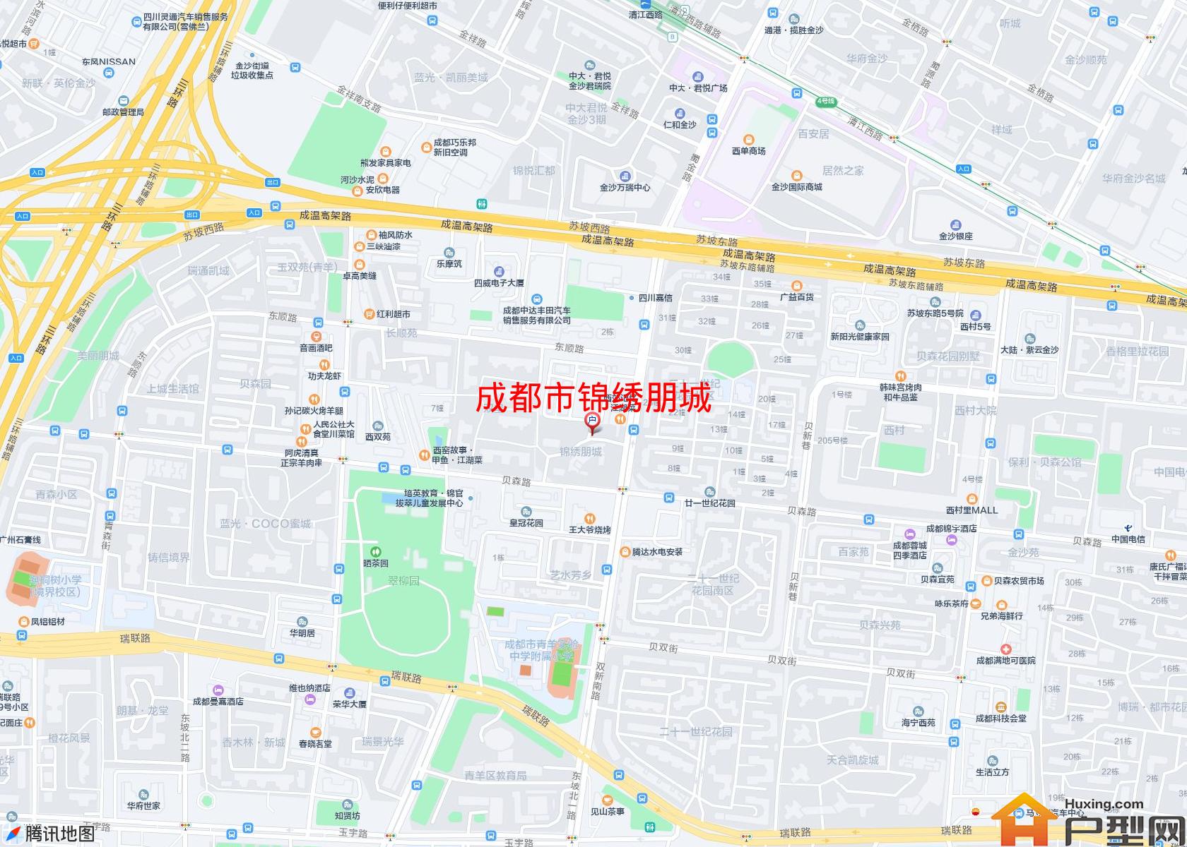 锦绣朋城小区 - 户型网