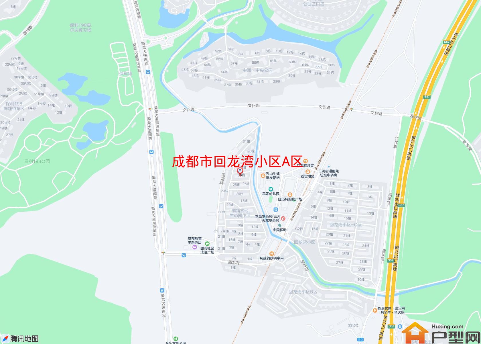 回龙湾小区A区小区 - 户型网