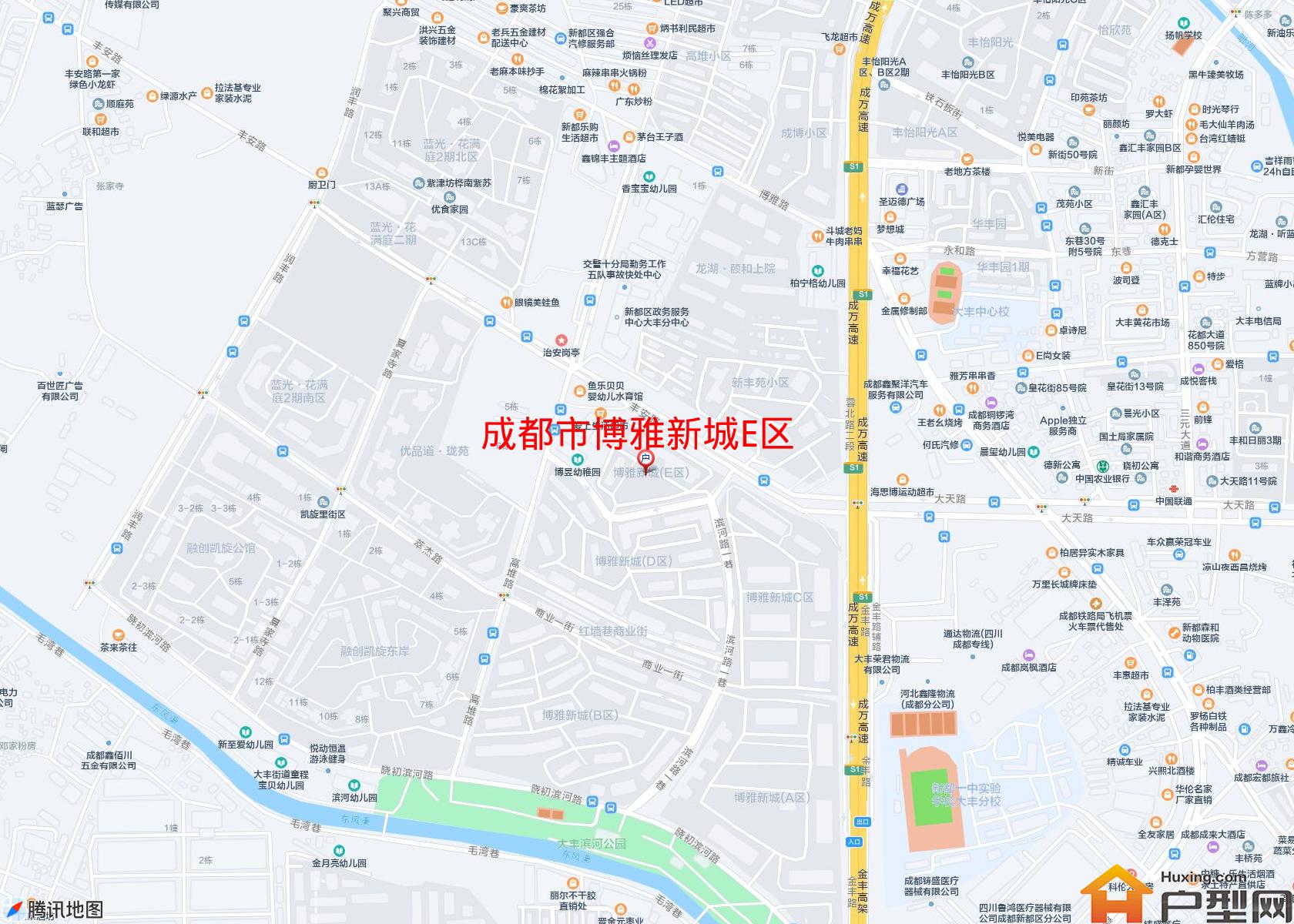 博雅新城E区小区 - 户型网