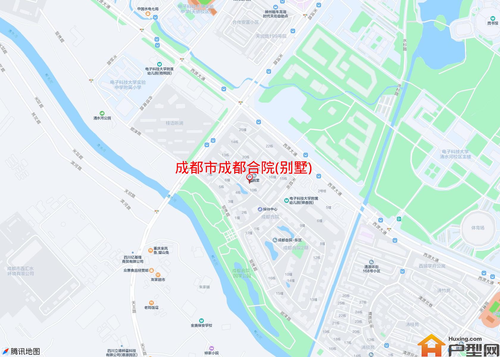 成都合院(别墅)小区 - 户型网