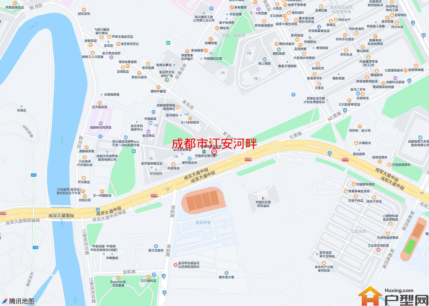 江安河畔小区 - 户型网