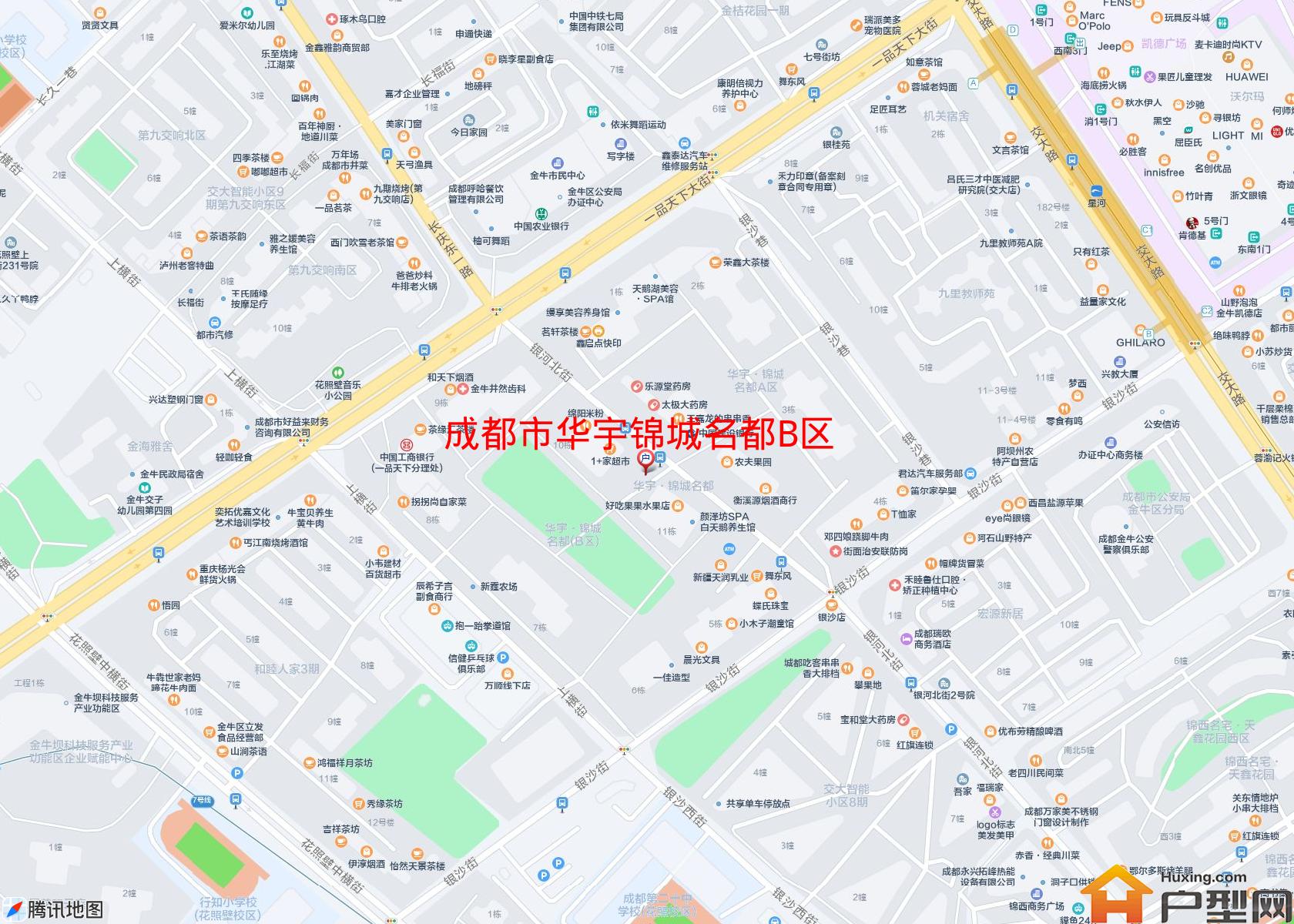 华宇锦城名都B区小区 - 户型网