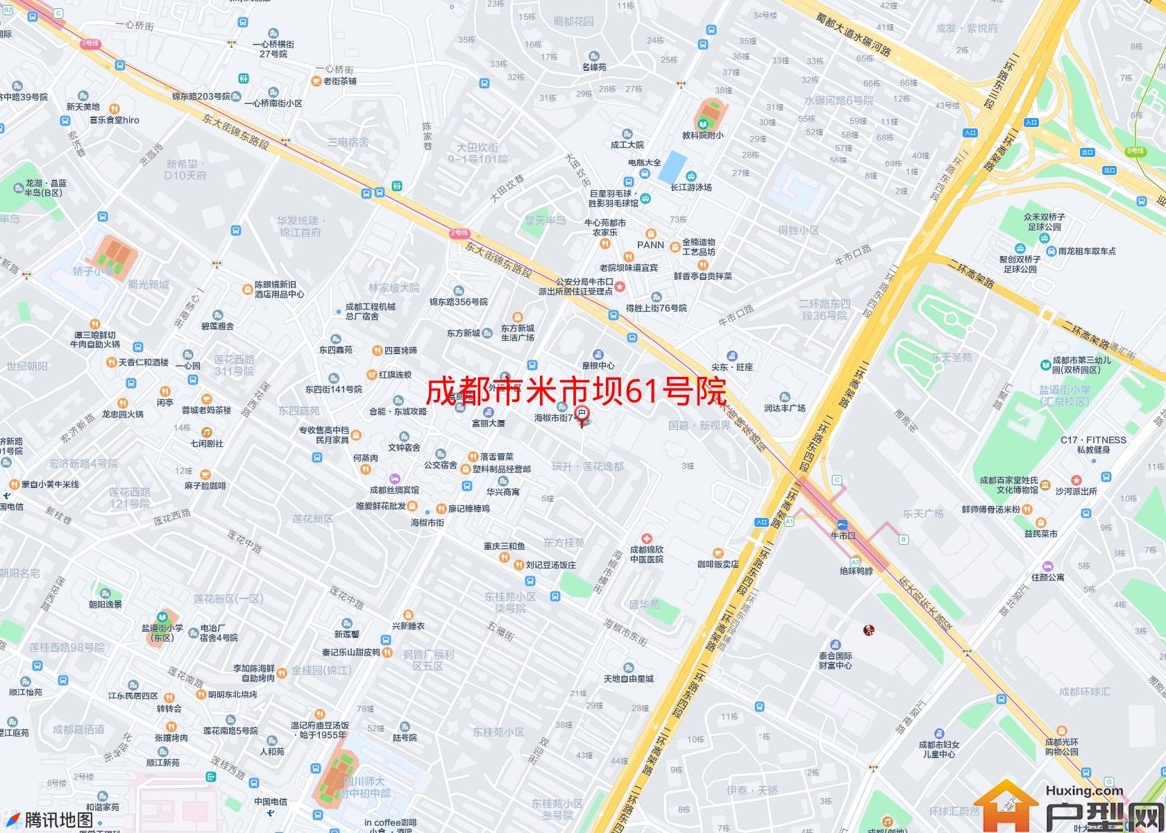 米市坝61号院小区 - 户型网