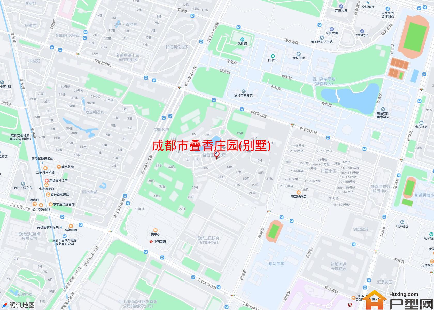 叠香庄园(别墅)小区 - 户型网