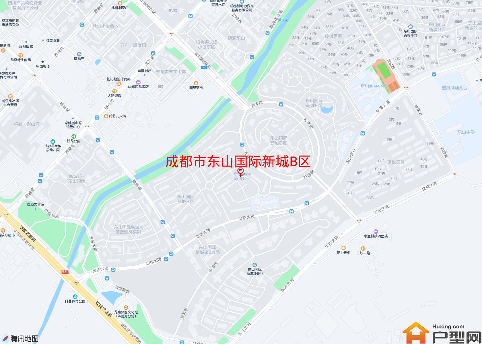 东山国际新城B区小区 - 户型网