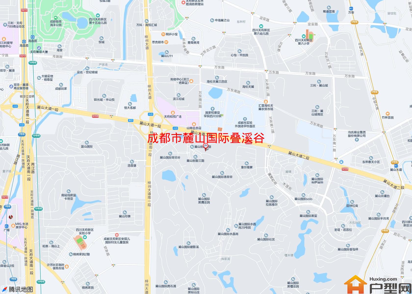麓山国际叠溪谷小区 - 户型网