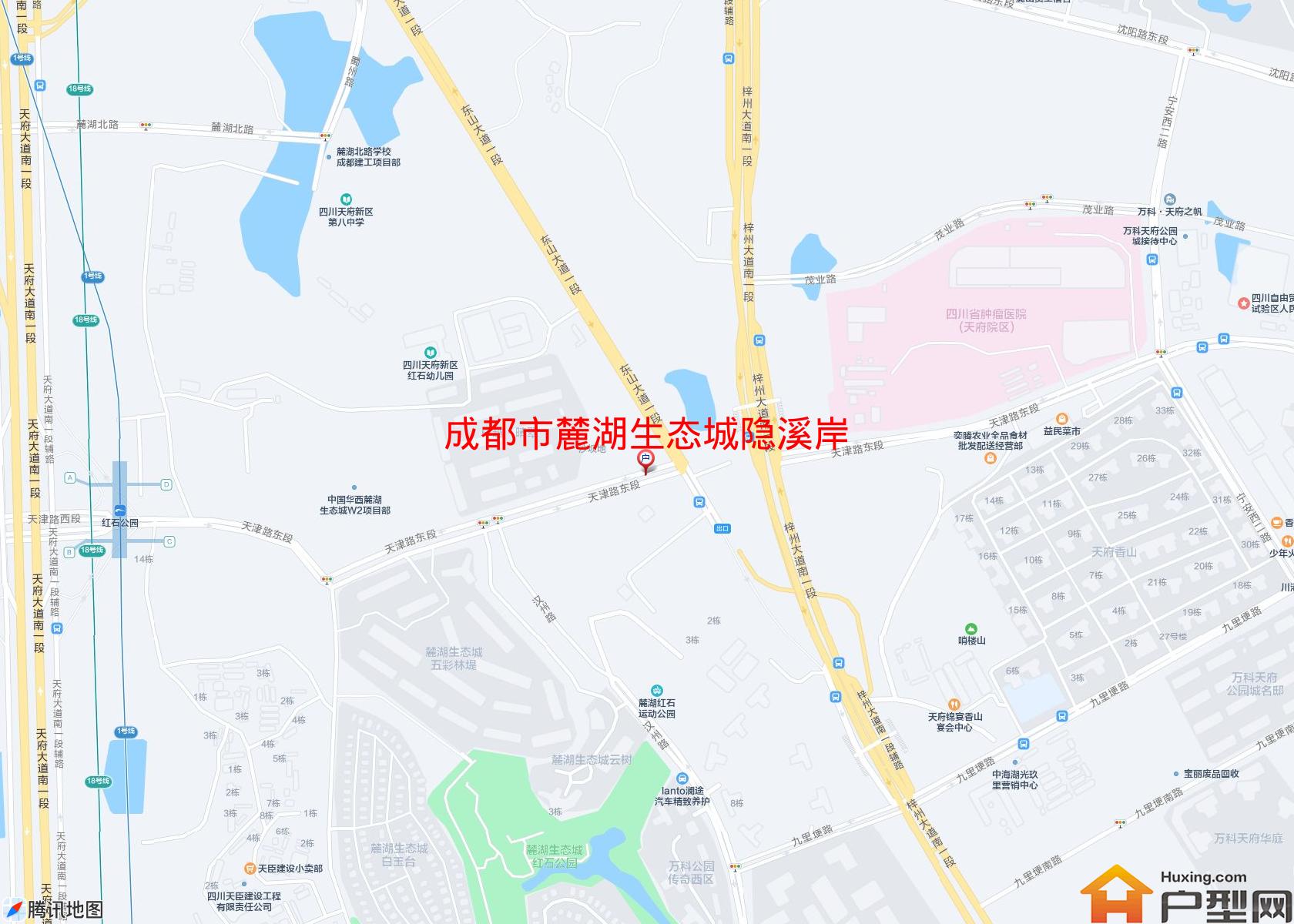 麓湖生态城隐溪岸小区 - 户型网