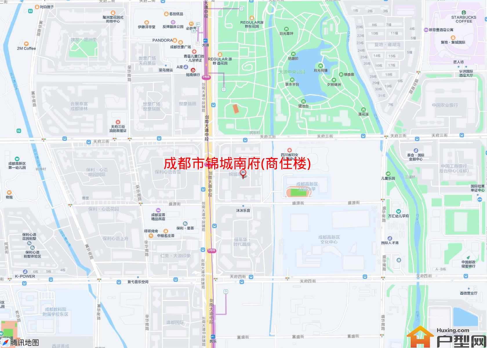 锦城南府(商住楼)小区 - 户型网