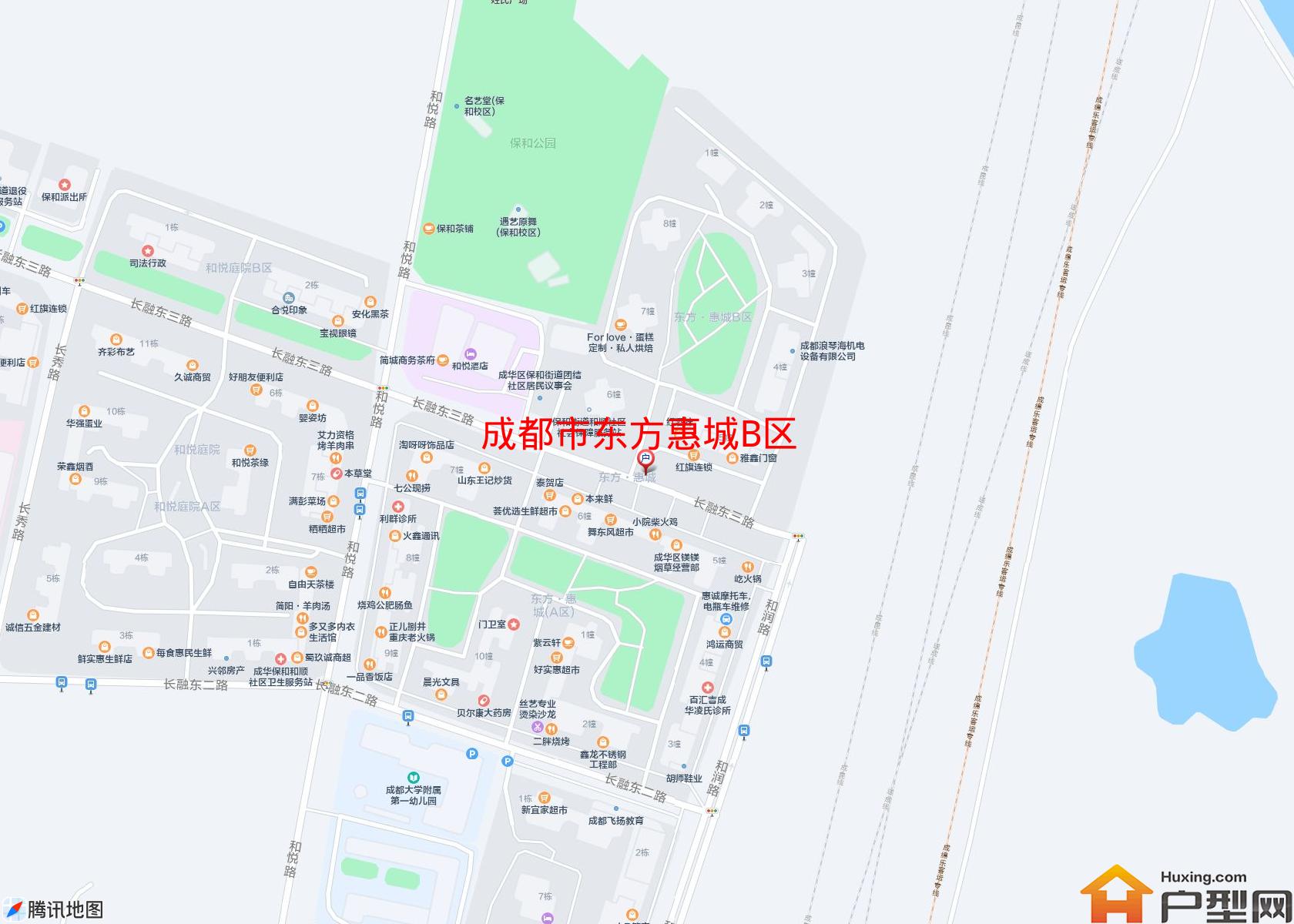 东方惠城B区小区 - 户型网