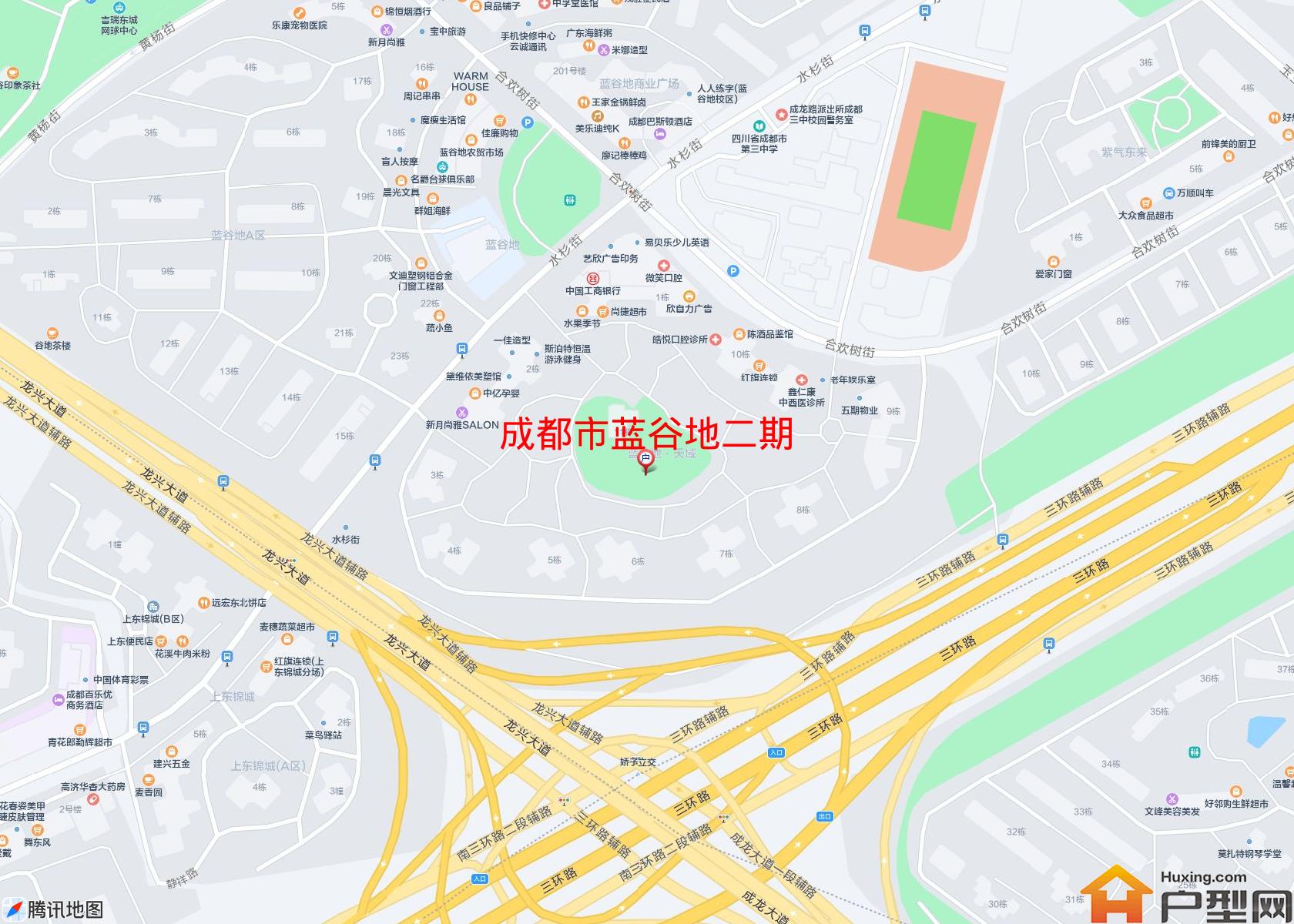 蓝谷地二期小区 - 户型网