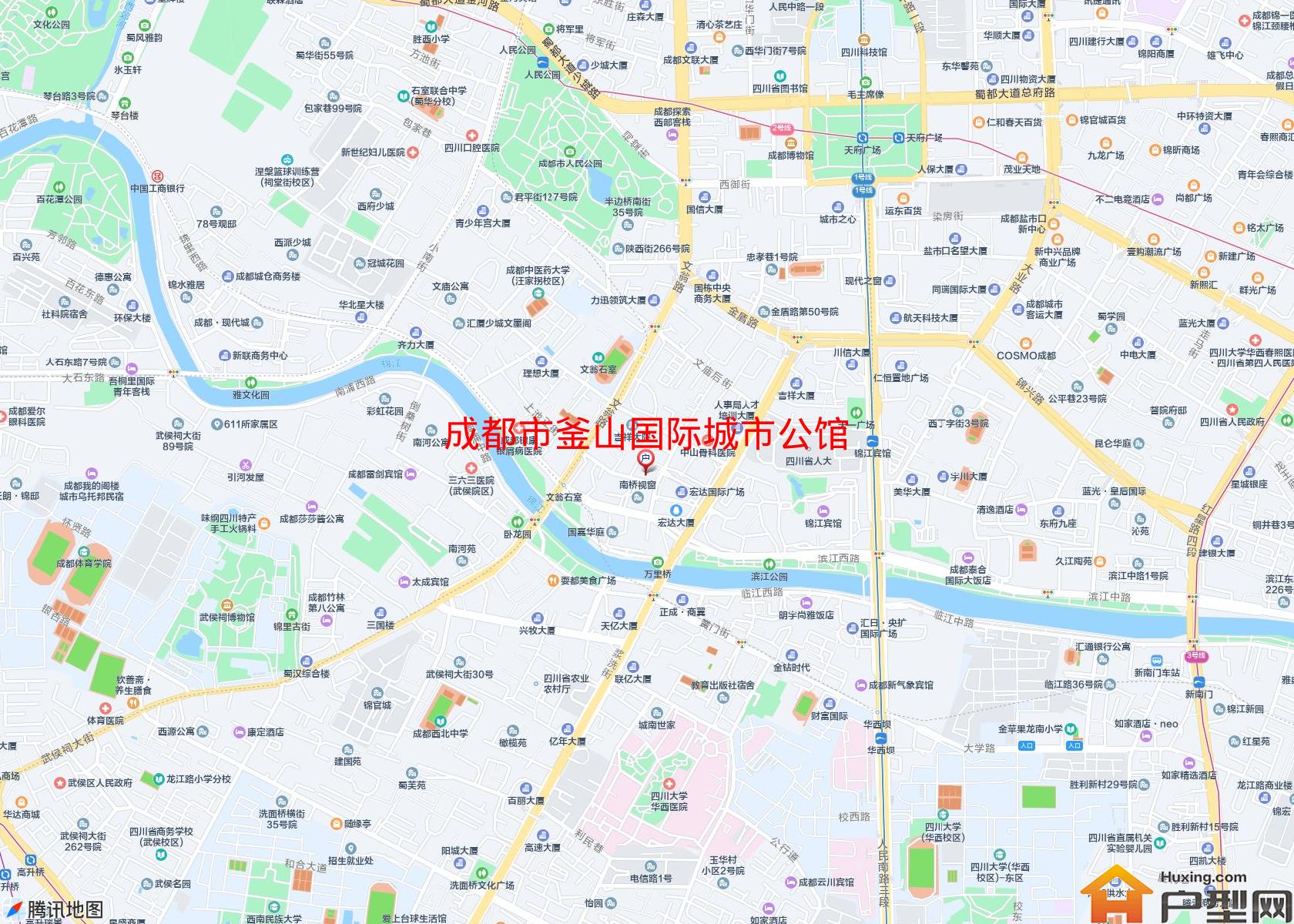 釜山国际城市公馆小区 - 户型网