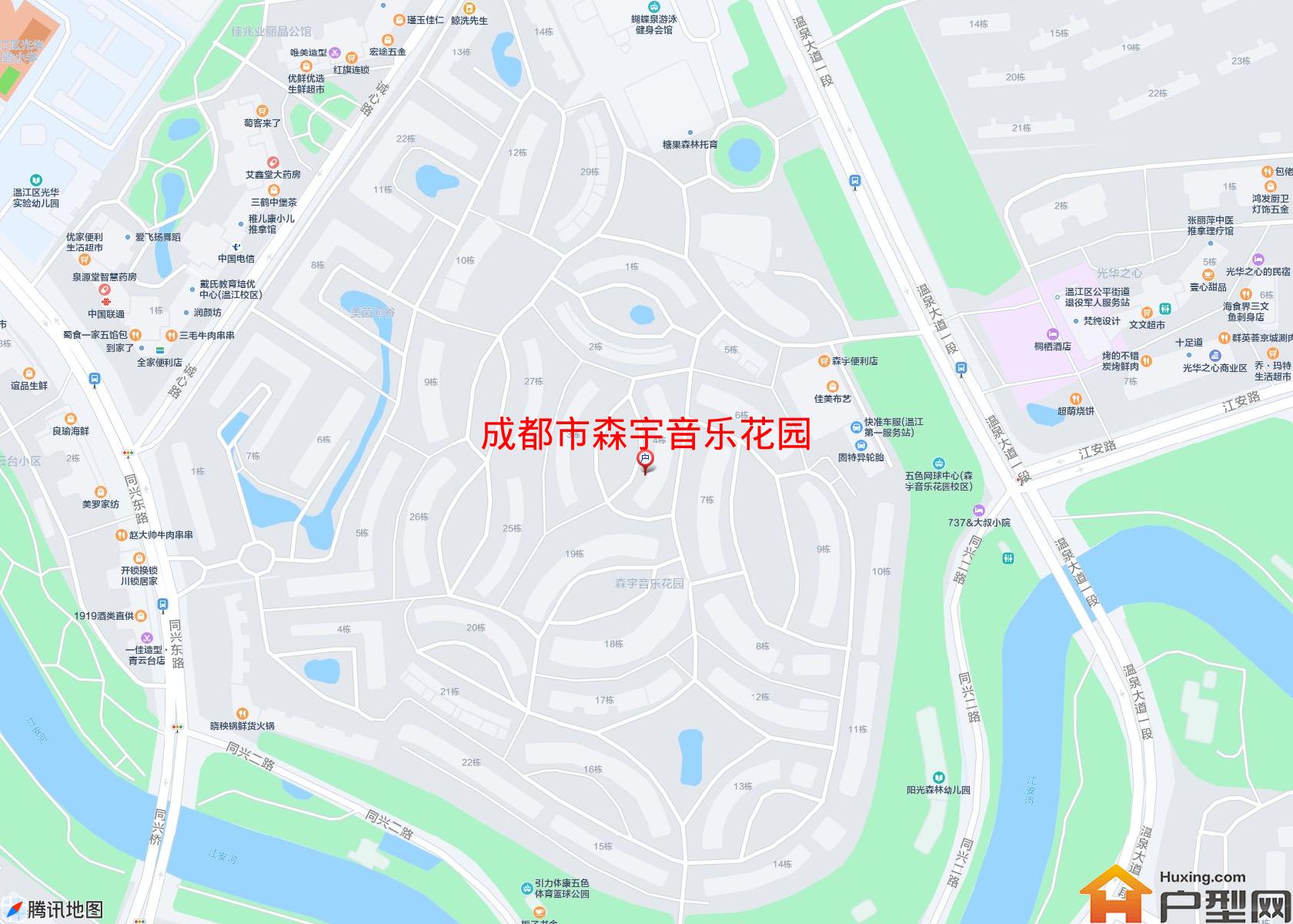 森宇音乐花园小区 - 户型网 森宇音乐花园小区 - 户型网