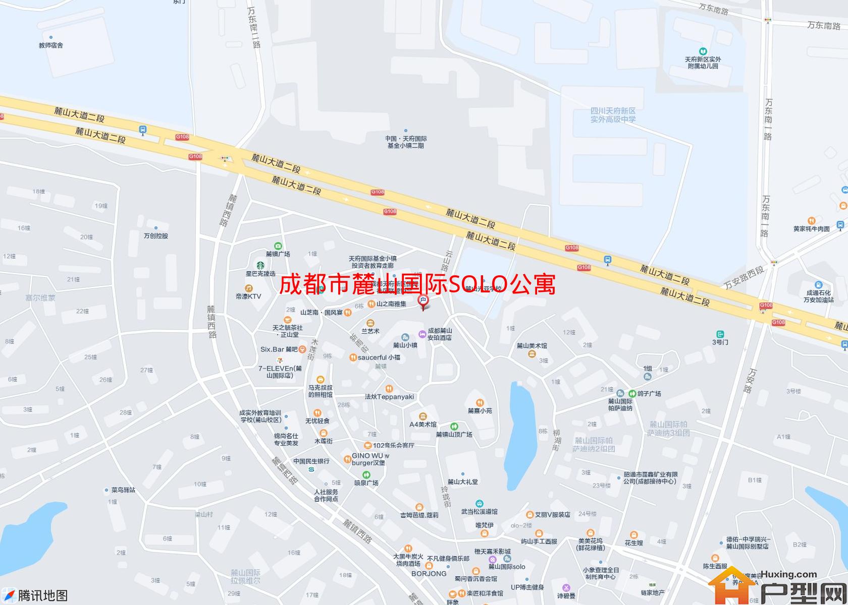 麓山国际SOLO公寓小区 - 户型网