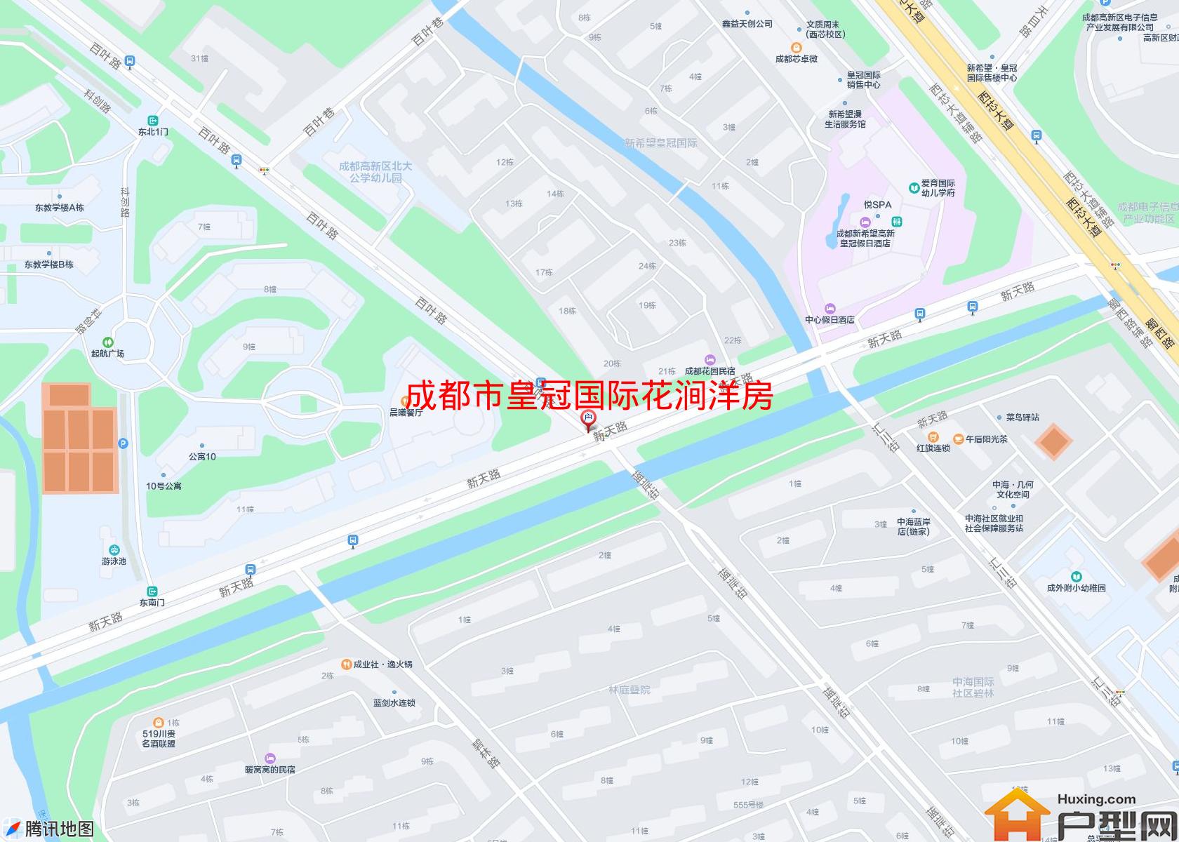 皇冠国际花涧洋房小区 - 户型网