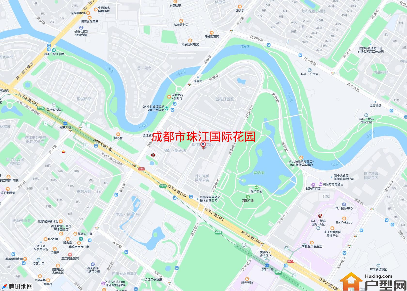 珠江国际花园小区 - 户型网
