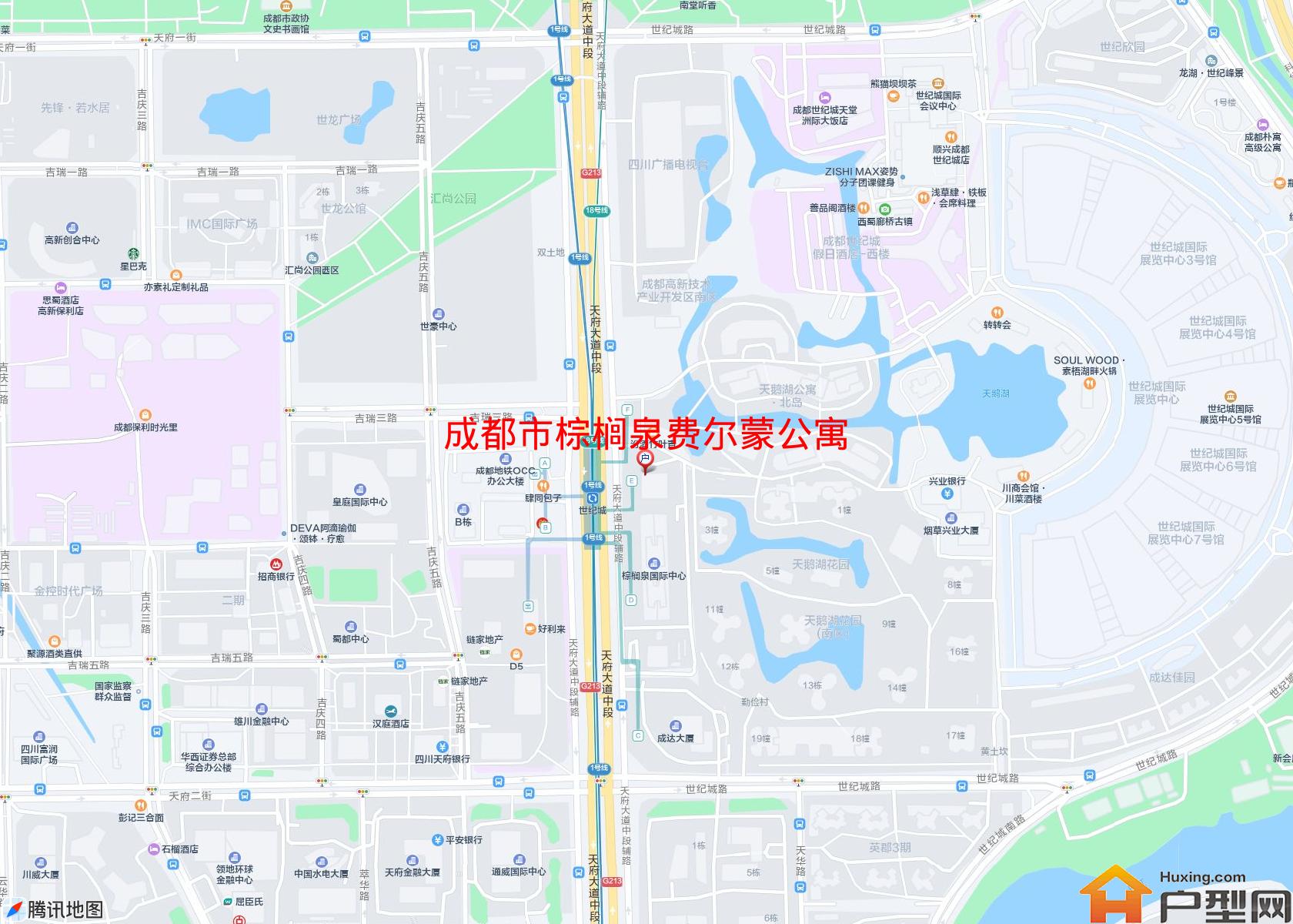 棕榈泉费尔蒙公寓小区 - 户型网