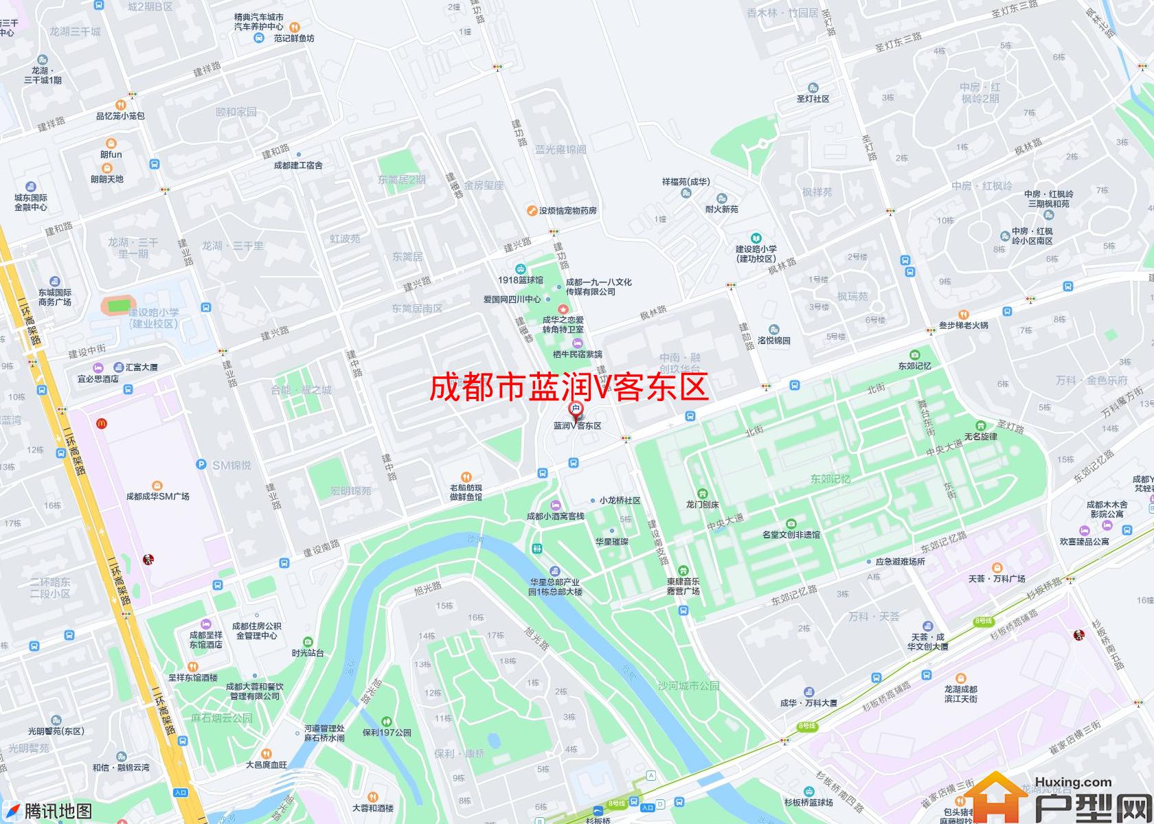 蓝润V客东区小区 - 户型网