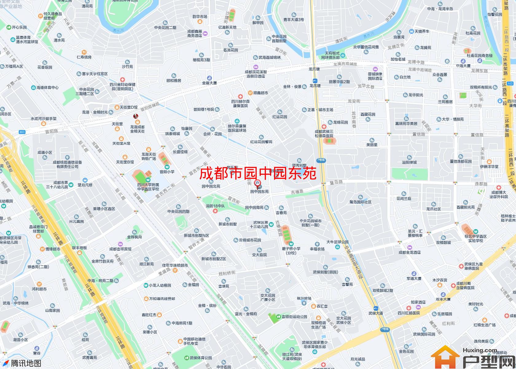 园中园东苑小区 - 户型网