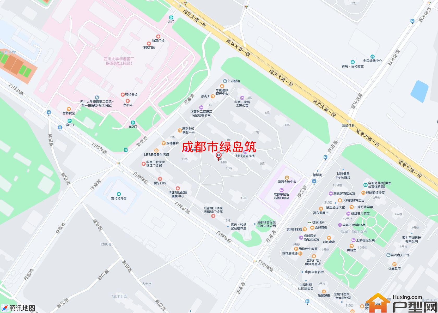 绿岛筑小区 - 户型网