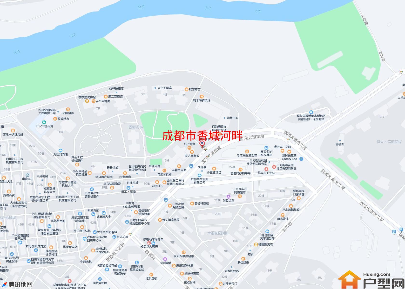 香城河畔小区 - 户型网