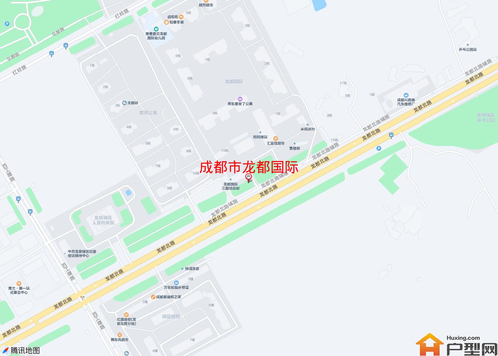 龙都国际小区 - 户型网