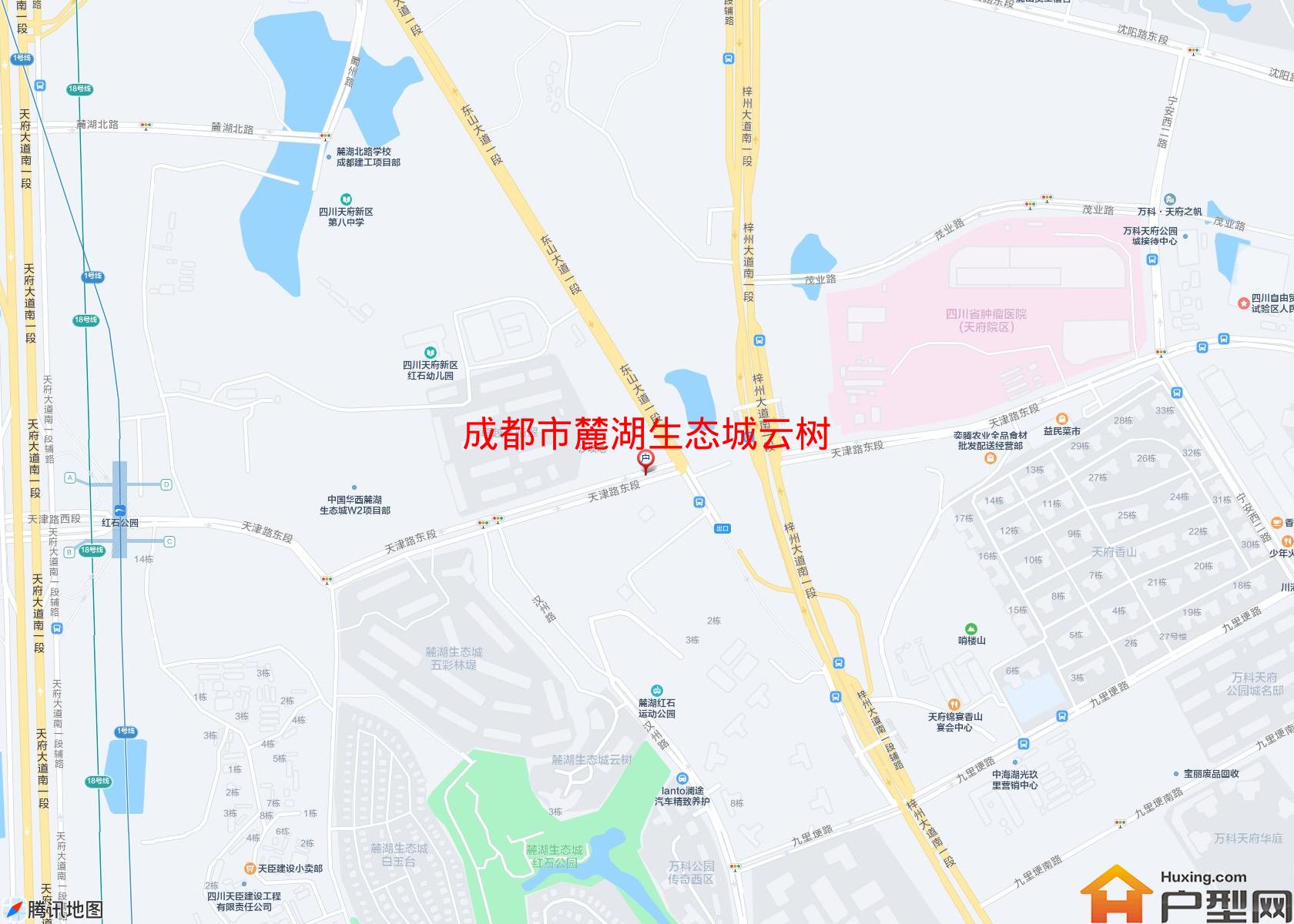 麓湖生态城云树小区 - 户型网