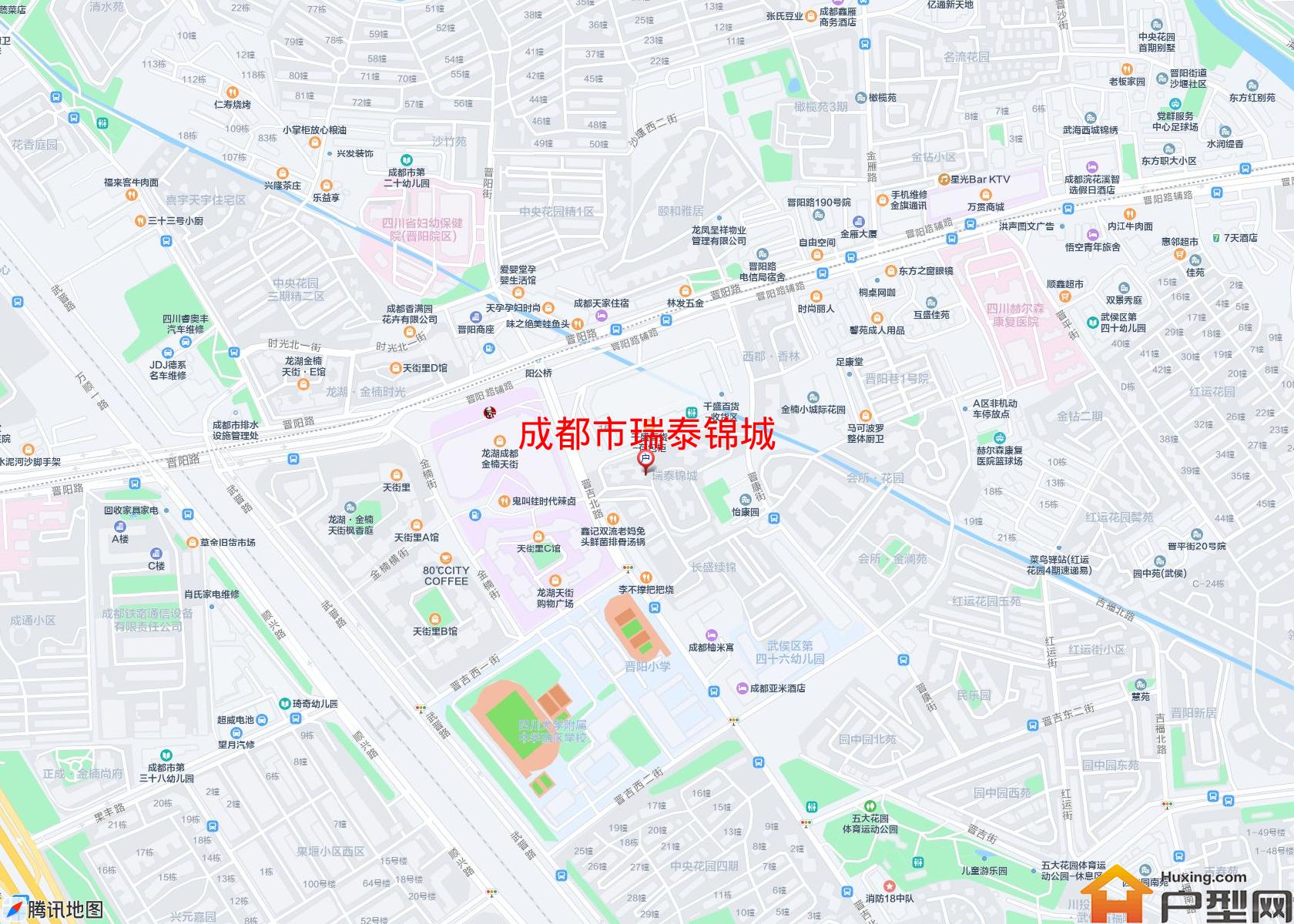 瑞泰锦城小区 - 户型网