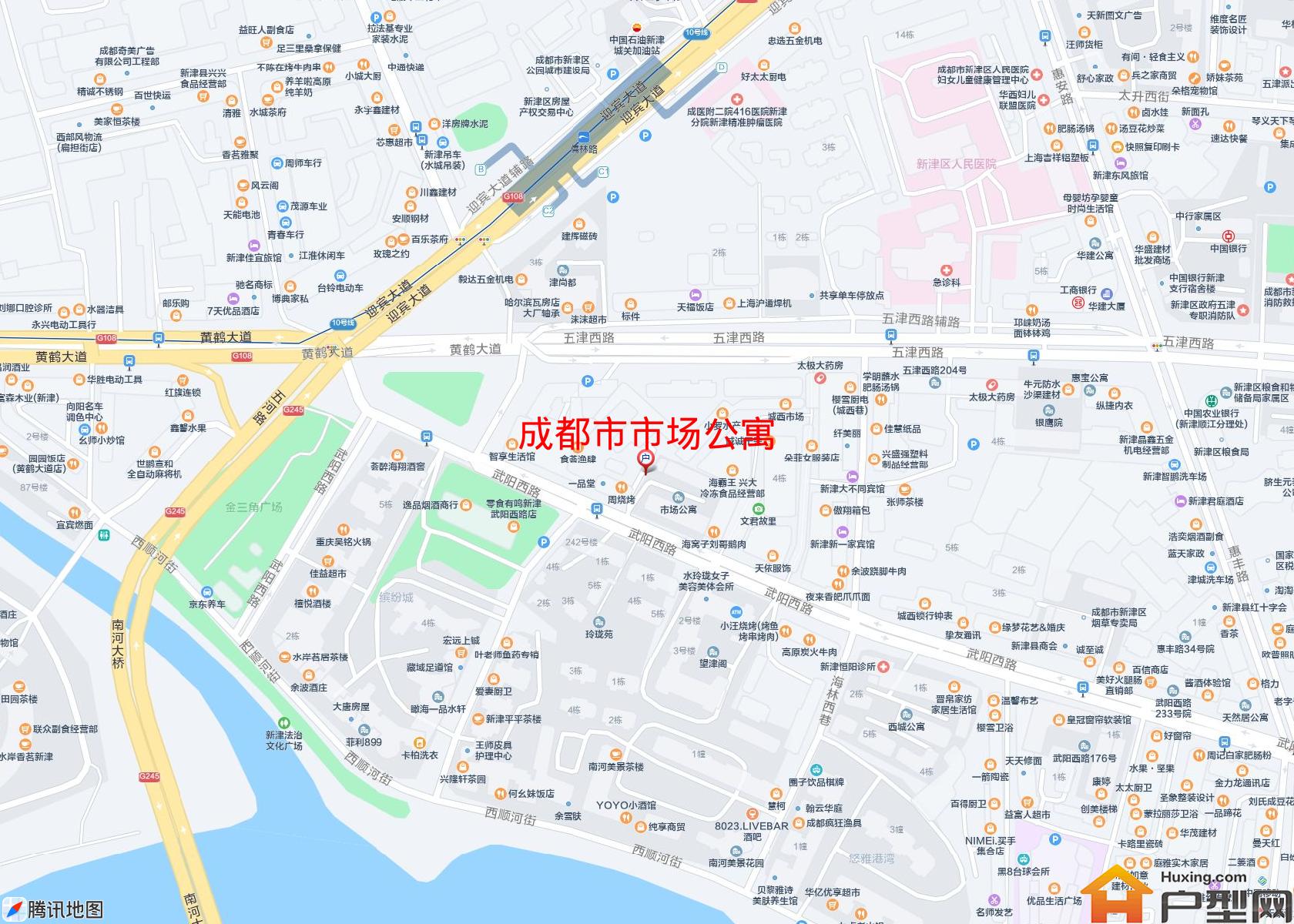 市场公寓小区 - 户型网