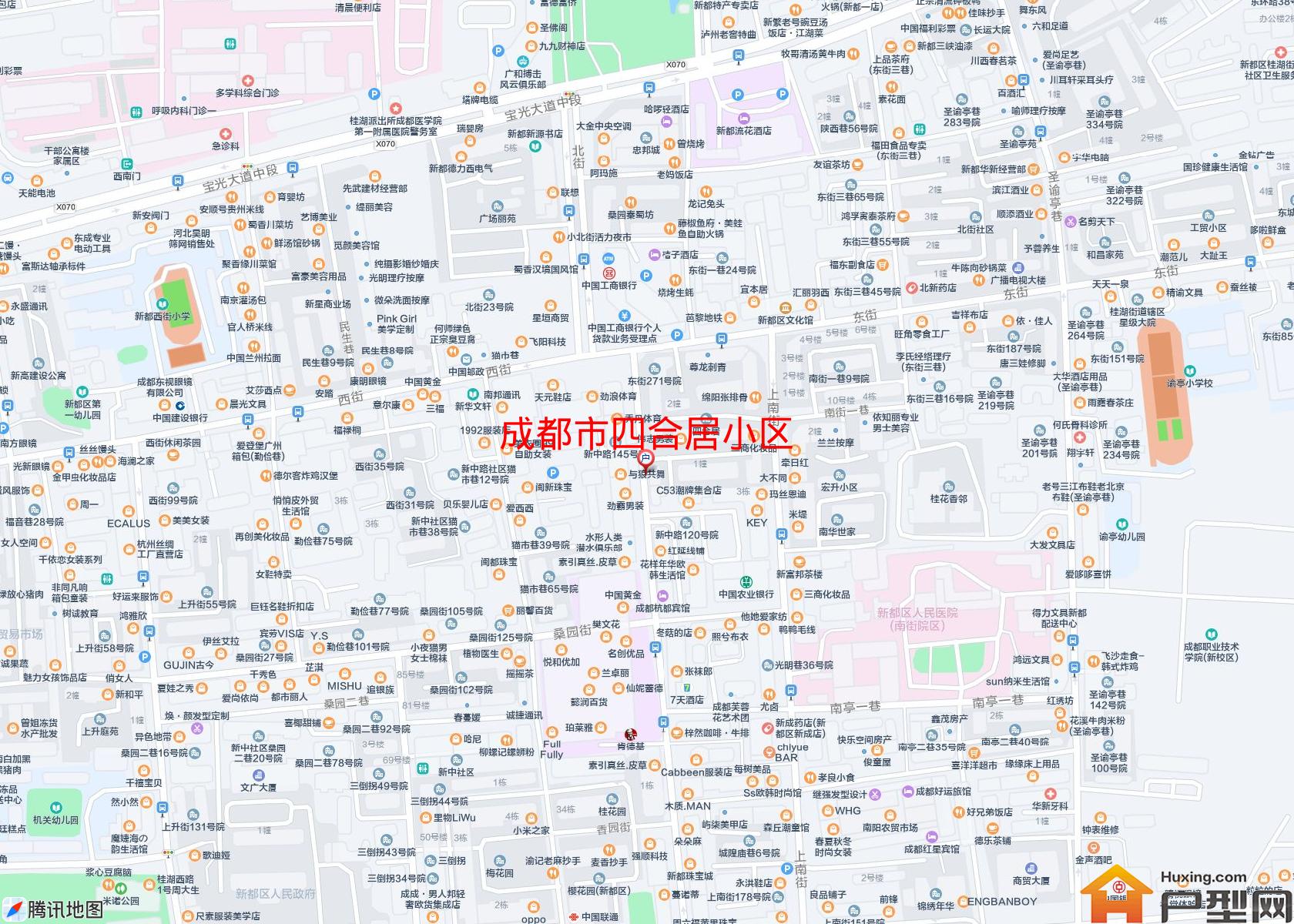 四合居小区小区 - 户型网