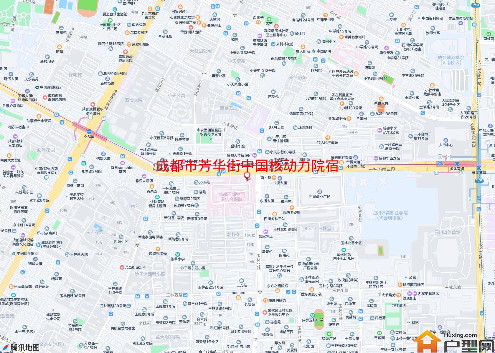 芳华街中国核动力院宿舍小区 - 户型网