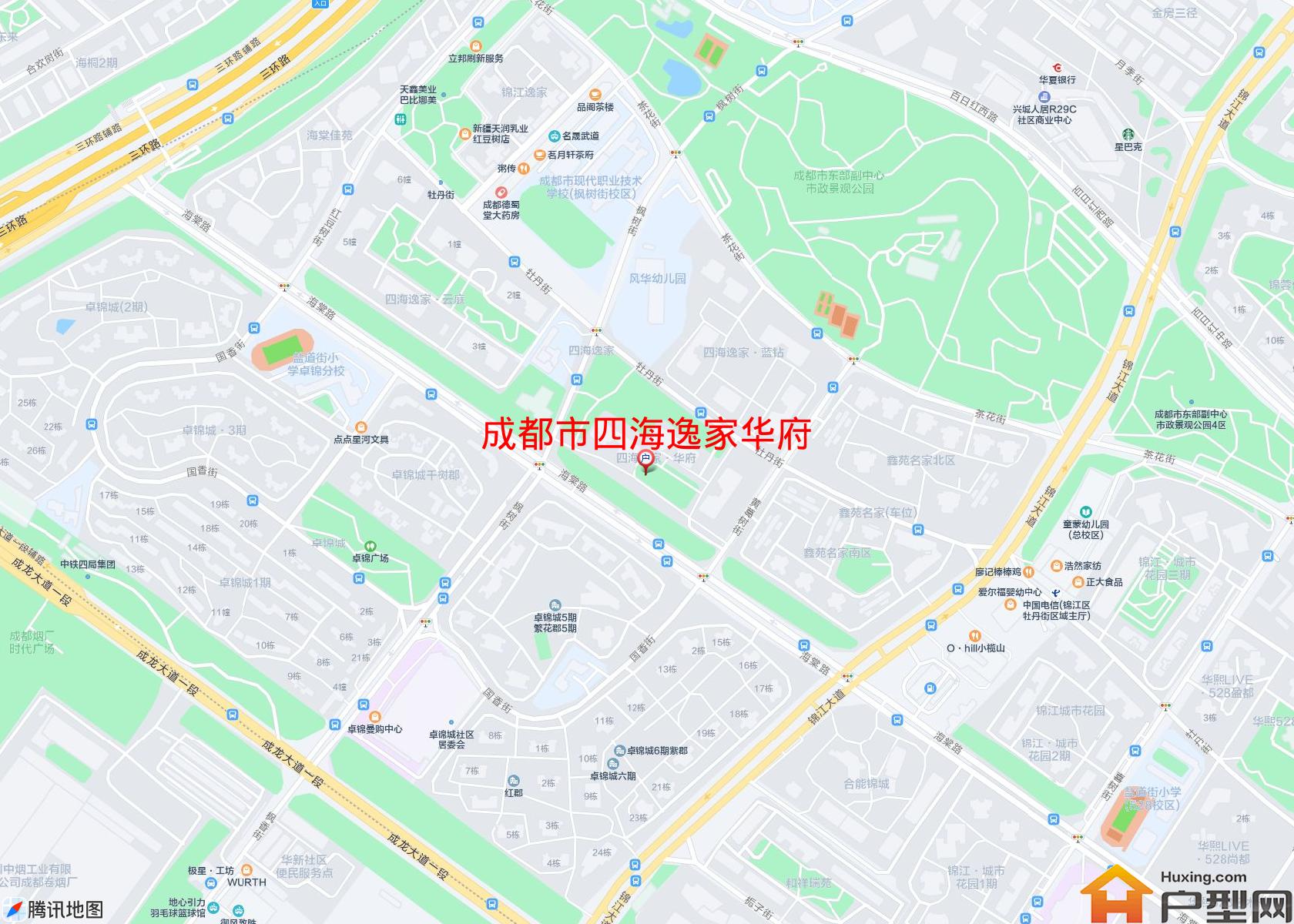 四海逸家华府小区 - 户型网