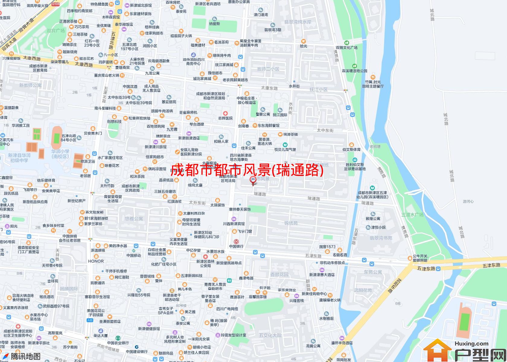 都市风景(瑞通路)小区 - 户型网