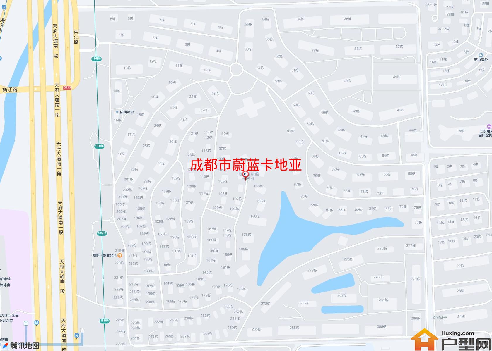 蔚蓝卡地亚小区 - 户型网