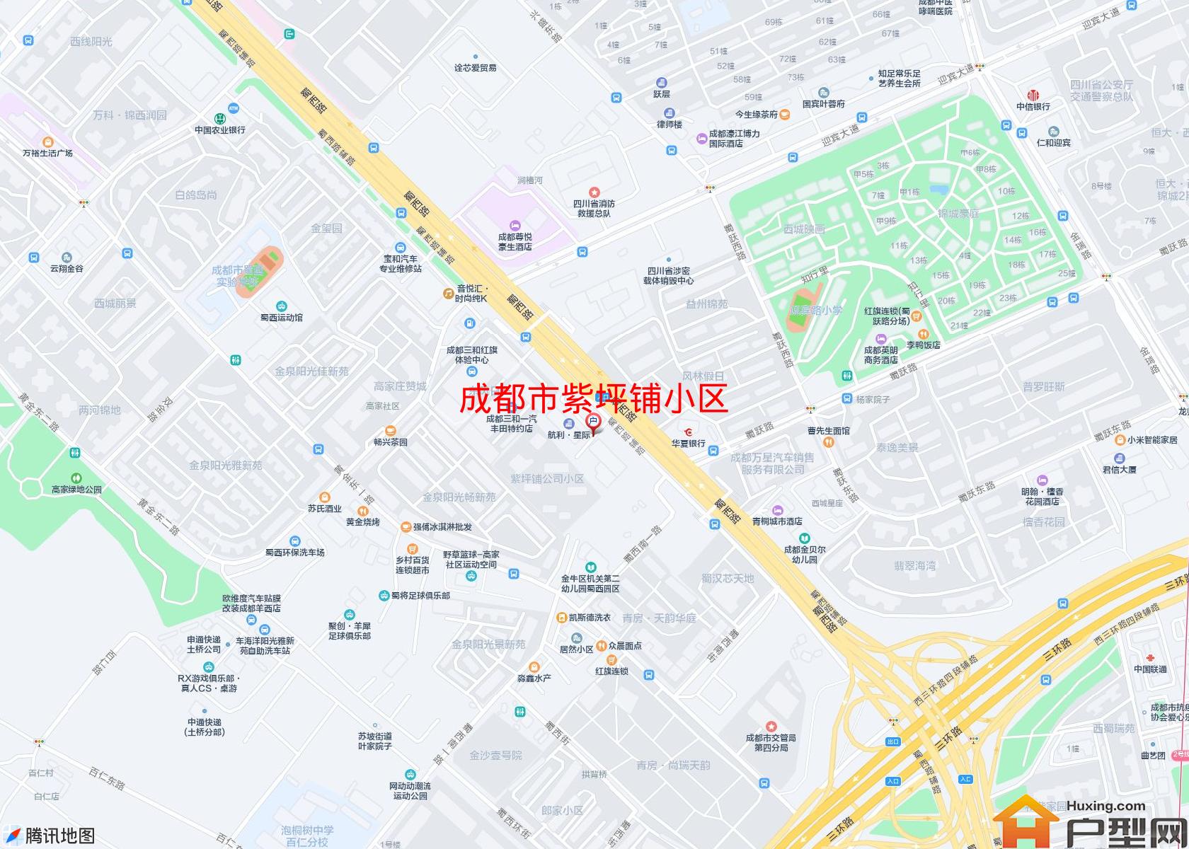 紫坪铺小区小区 - 户型网