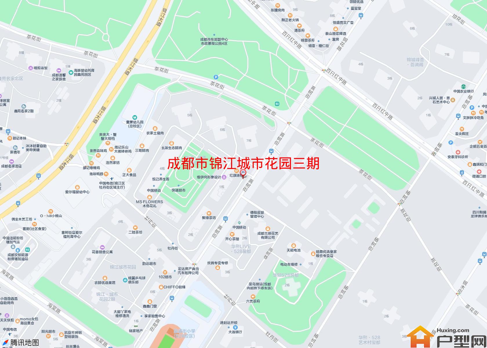 锦江城市花园三期小区 - 户型网