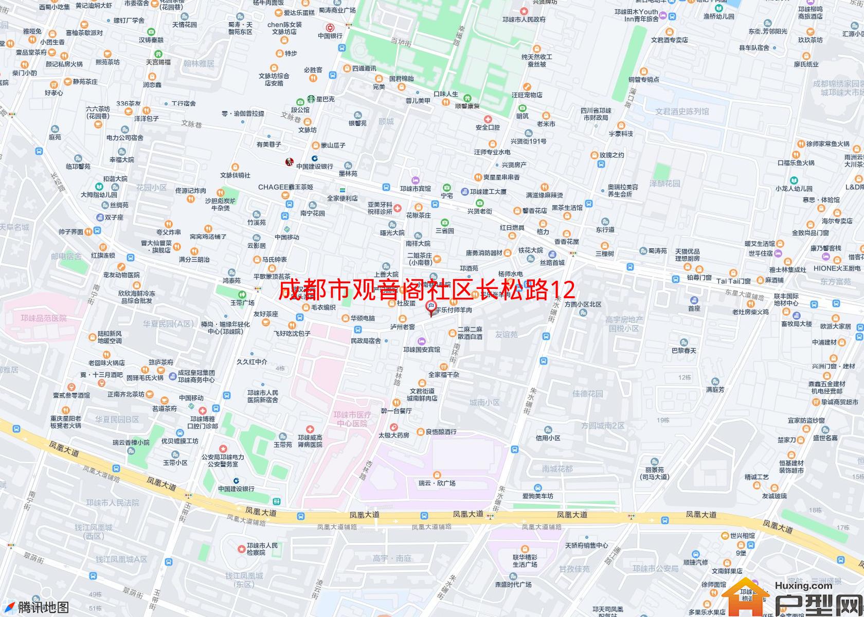 观音阁社区长松路122号院小区 - 户型网