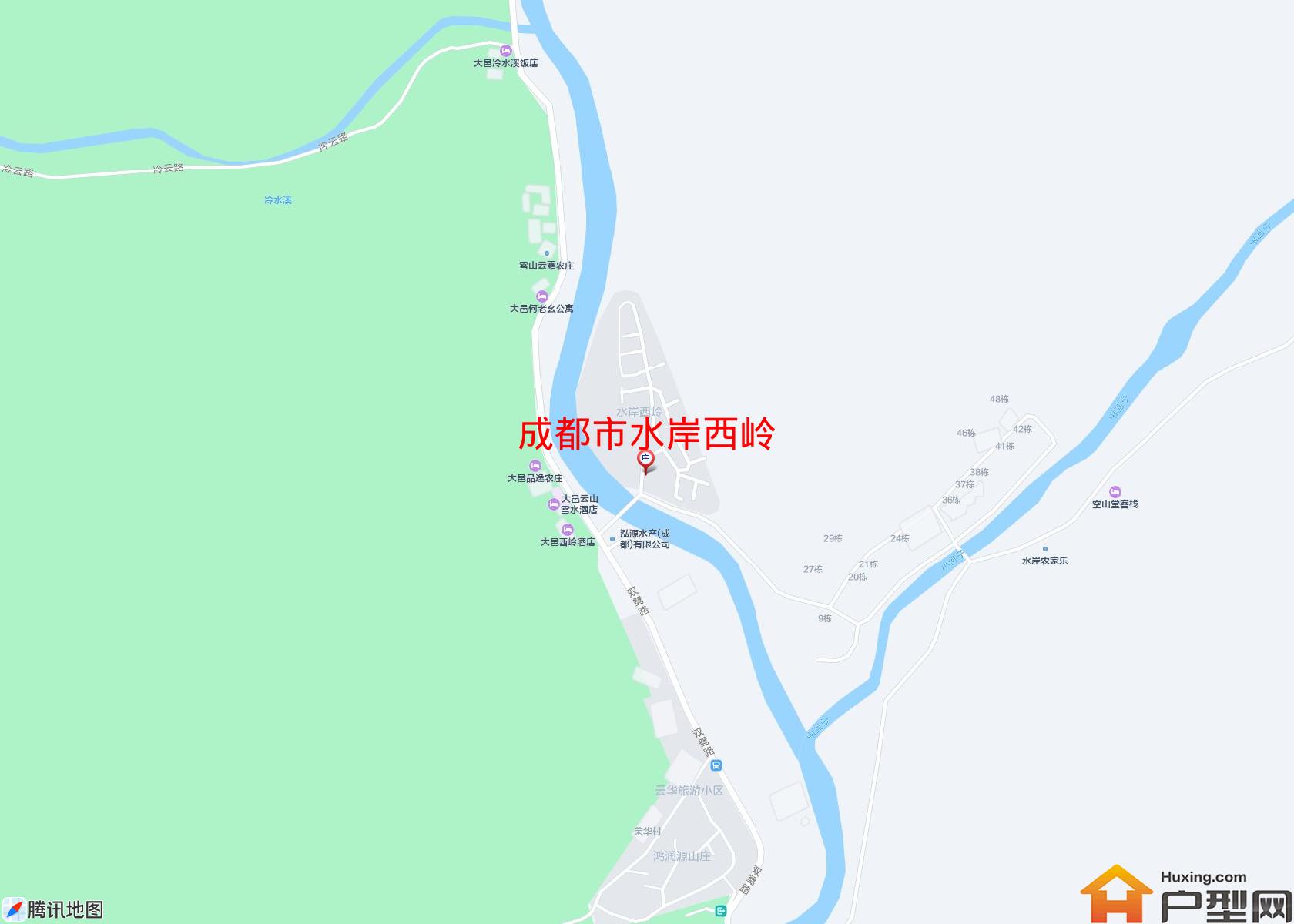 水岸西岭小区 - 户型网