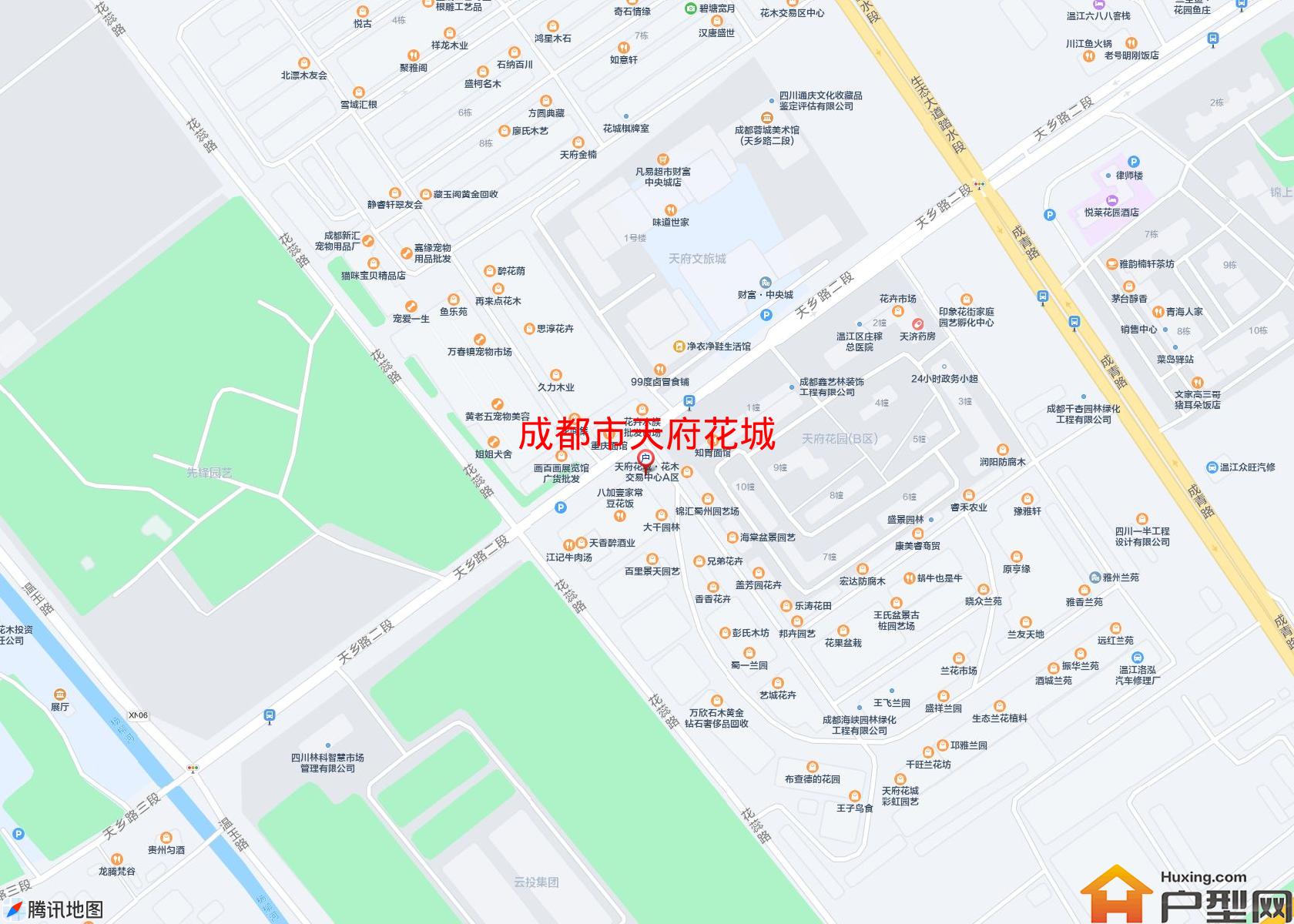 天府花城小区 - 户型网 天府花城小区 - 户型网
