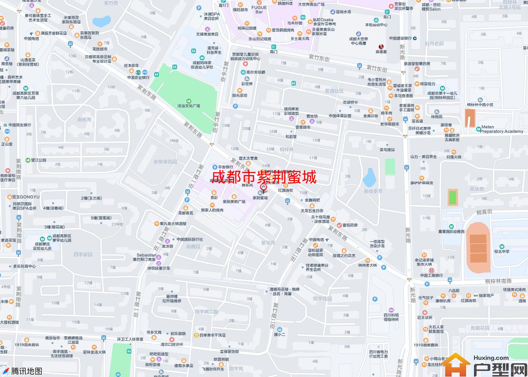 紫荆蜜城小区 - 户型网