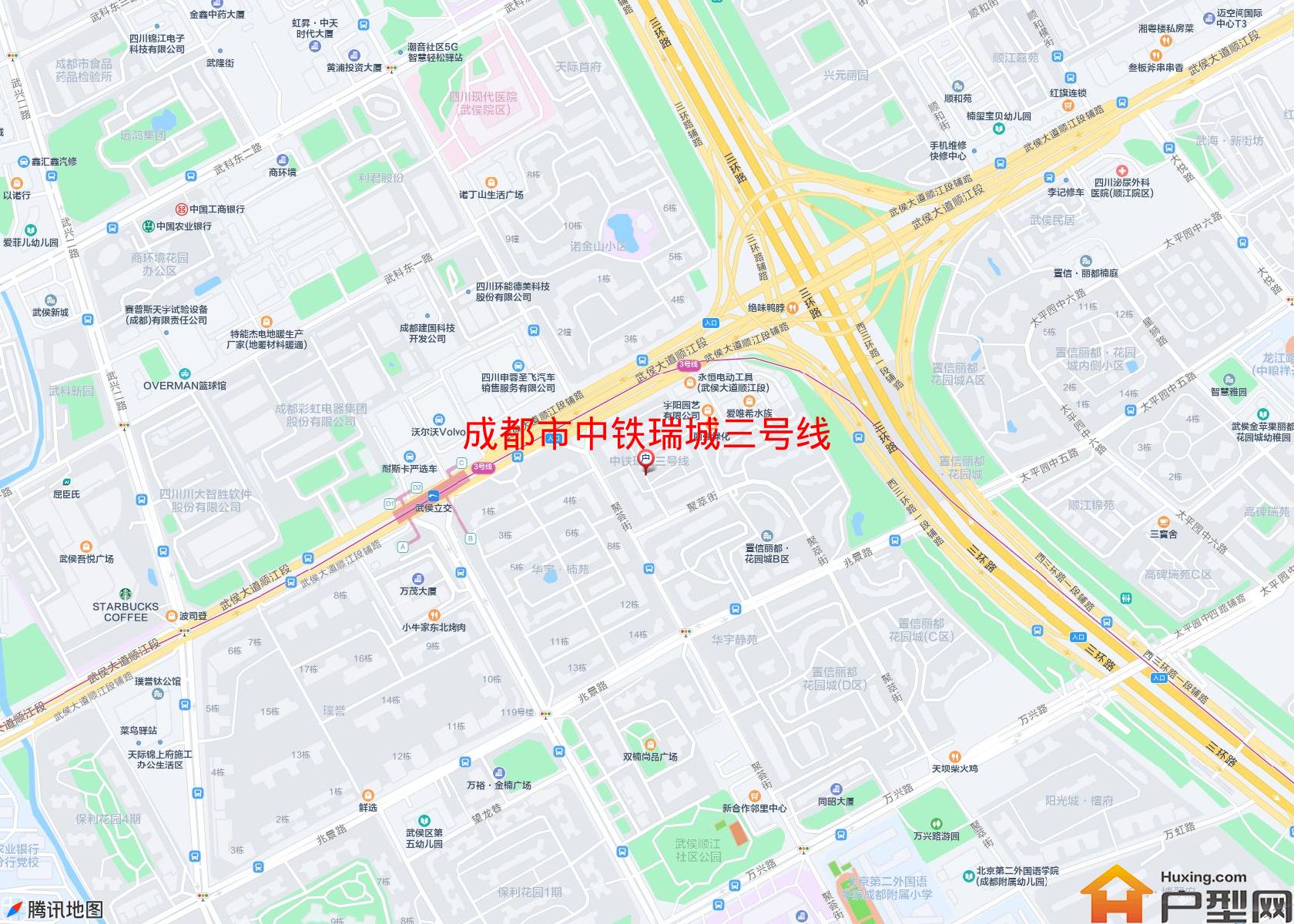中铁瑞城三号线小区 - 户型网