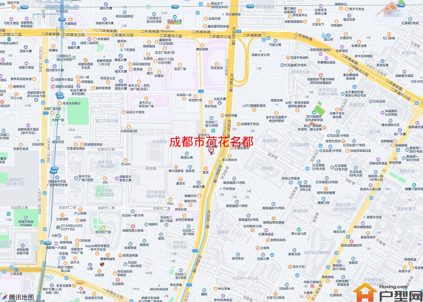 荷花名都小区 - 户型网
