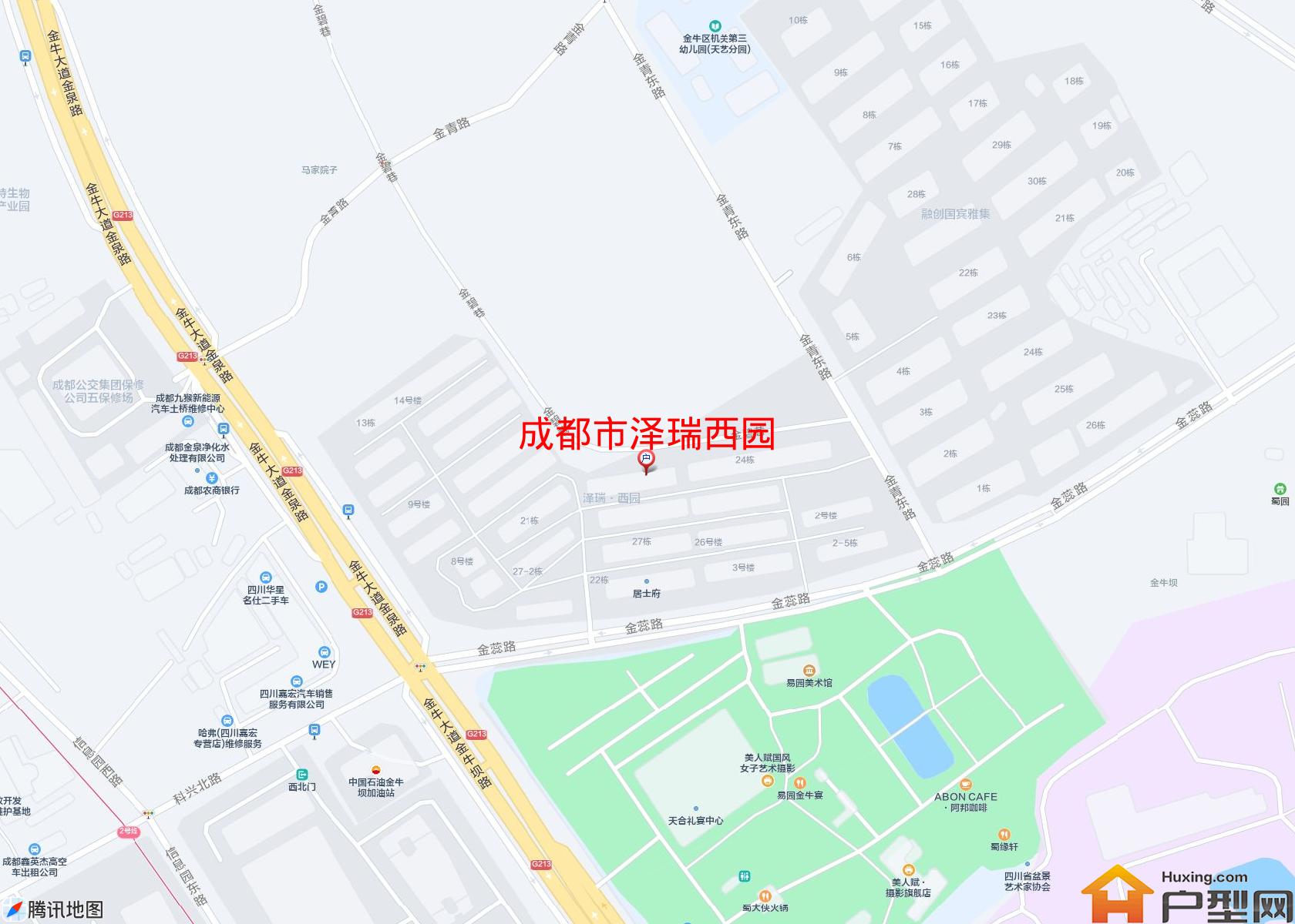 泽瑞西园小区 - 户型网